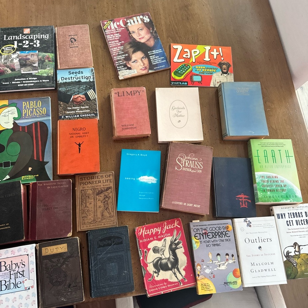 Vintage Book Collection with Multicolor Covers - Picture 3 of 3